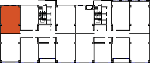 location of the building in the complex