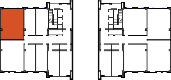 location of the building in the complex