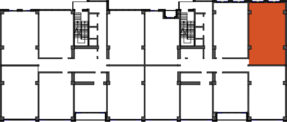 location of the building in the complex
