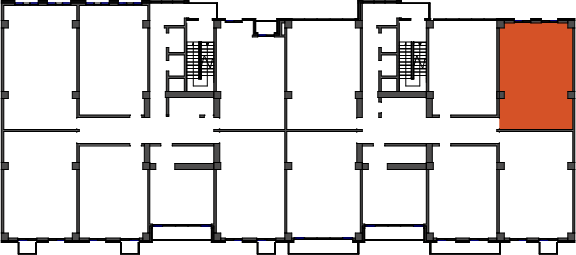 location of the building in the complex