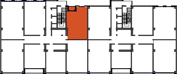 location of the building in the complex
