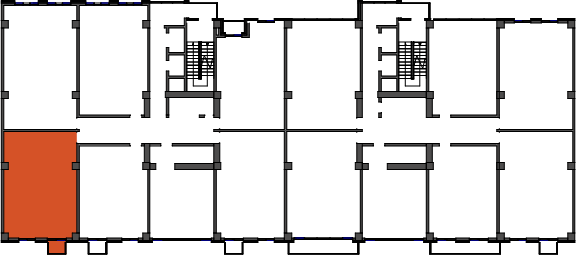 location of the building in the complex