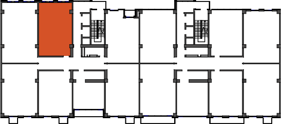 location of the building in the complex