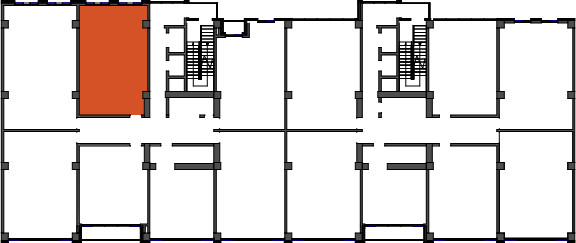 location of the building in the complex