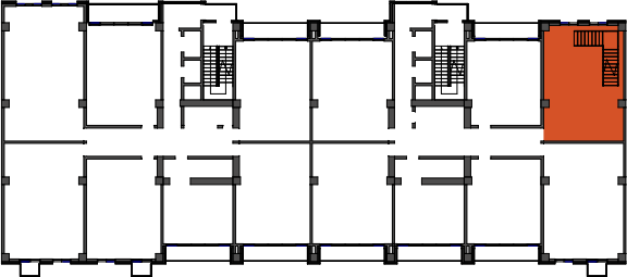 location of the building in the complex