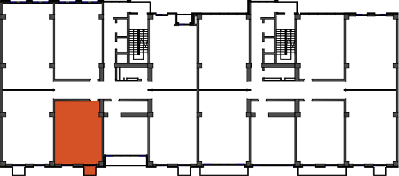 location of the building in the complex