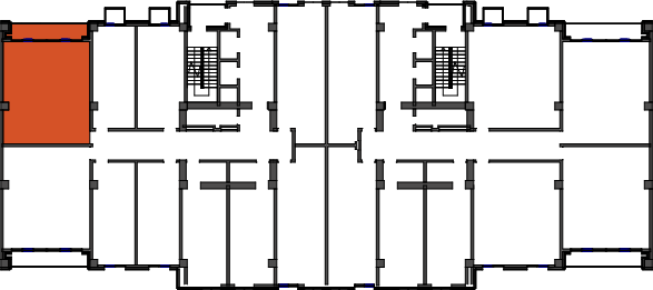 location of the building in the complex