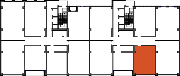 location of the building in the complex