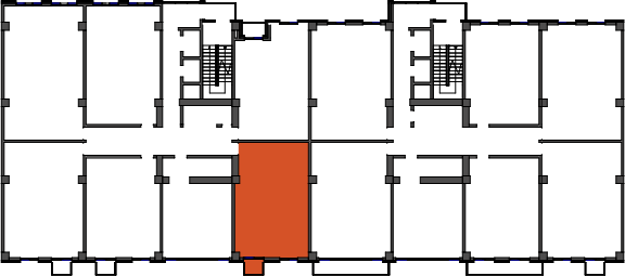 location of the building in the complex