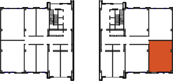 location of the building in the complex