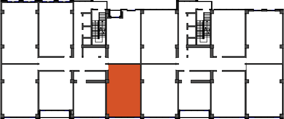 location of the building in the complex