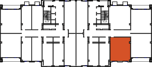 location of the building in the complex