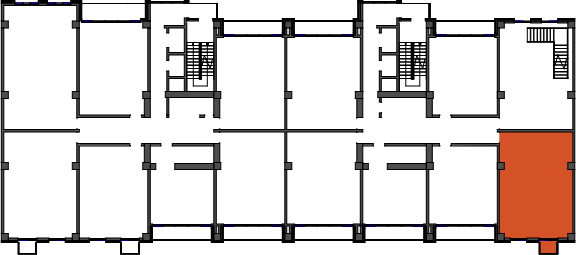 location of the building in the complex