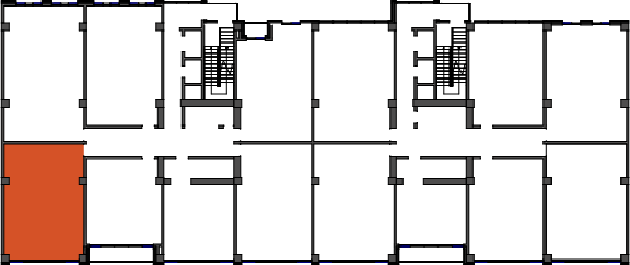 location of the building in the complex