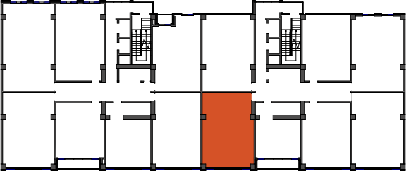 location of the building in the complex