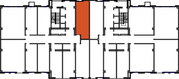location of the building in the complex
