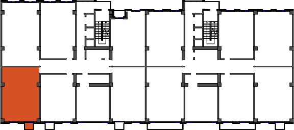location of the building in the complex