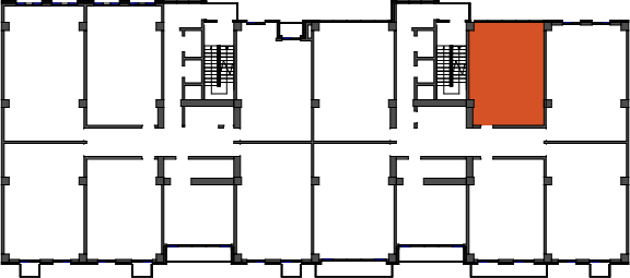 location of the building in the complex