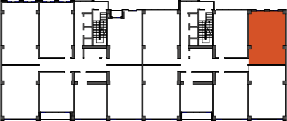 location of the building in the complex