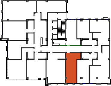 location of the building in the complex