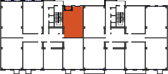 location of the building in the complex