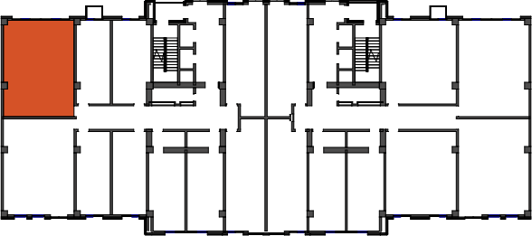 location of the building in the complex