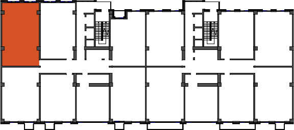 location of the building in the complex