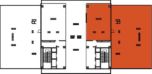 location of the building in the complex