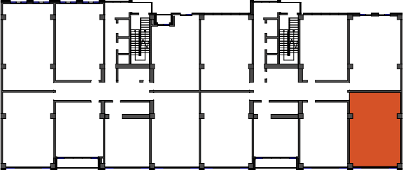 location of the building in the complex