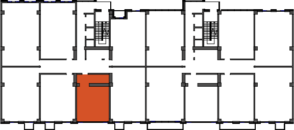 location of the building in the complex