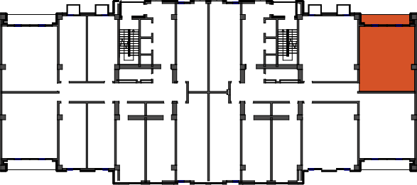 location of the building in the complex