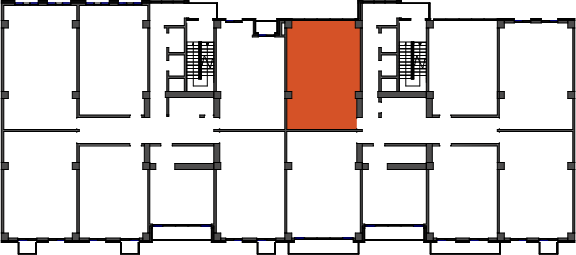 location of the building in the complex