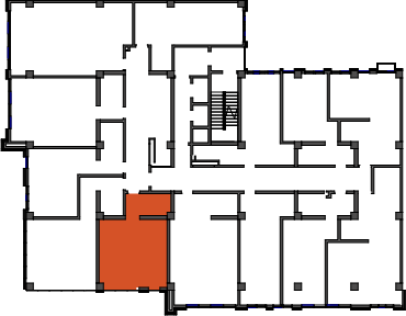 location of the building in the complex