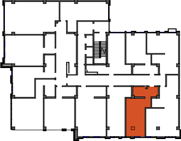 location of the building in the complex