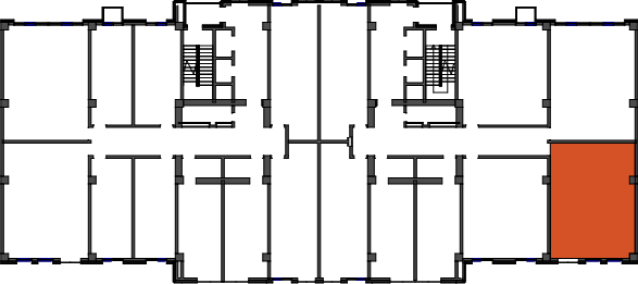 location of the building in the complex