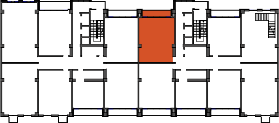 location of the building in the complex