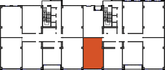 location of the building in the complex