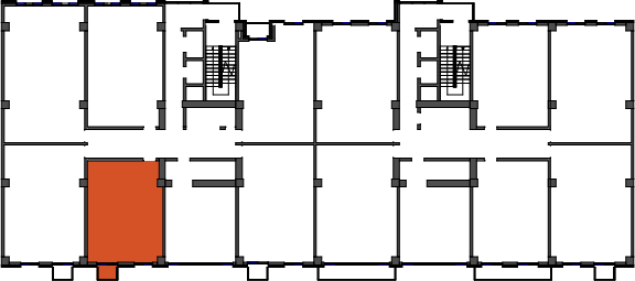 location of the building in the complex