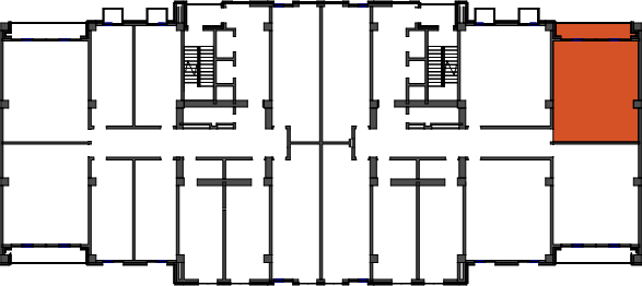 location of the building in the complex