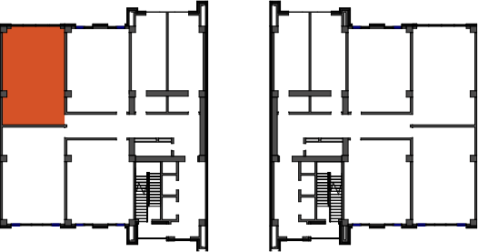 location of the building in the complex
