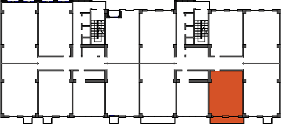 location of the building in the complex