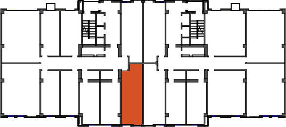 location of the building in the complex