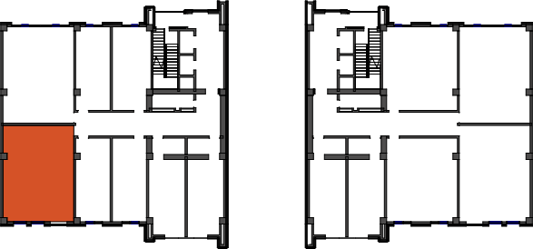 location of the building in the complex