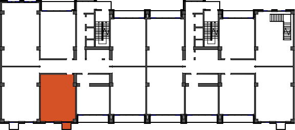 location of the building in the complex