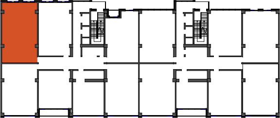 location of the building in the complex