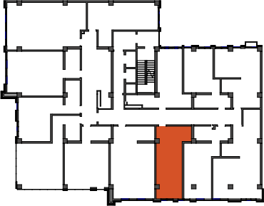 location of the building in the complex