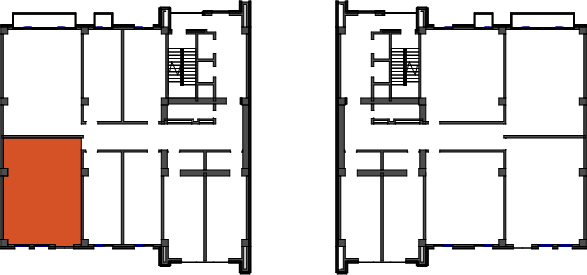 location of the building in the complex