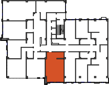 location of the building in the complex