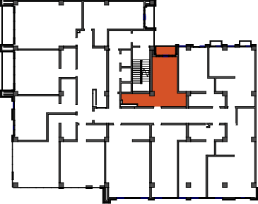 location of the building in the complex