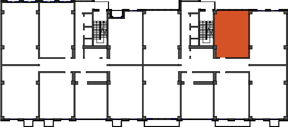 location of the building in the complex